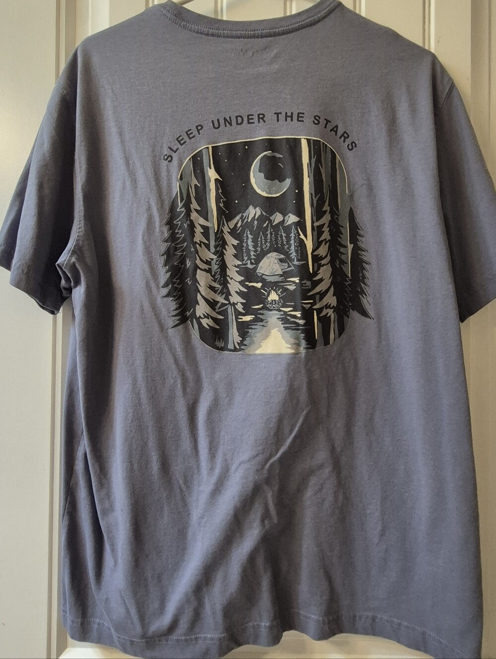 Mens Eddie Bauer Sleep Under The Stars T Shirt Sz Large